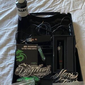 Tattoo Power Supply Kit - Black